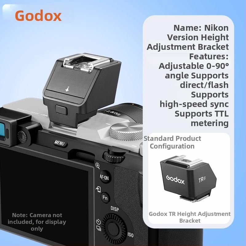 Godox TR/SF-R signálny vysielač/spúšť blesku, univerzálna vyvýšená podložka pre hot shoe a IT30/2022 vyvýšený držiak