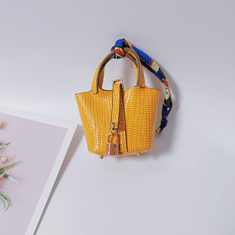 Portofel pentru monede din microfibră, model monocrom, cu funcție de extindere