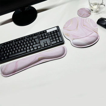 Podložak za zglob od memorijske pjene za miš – mala podloga s donjim slojem prirodne gume, jednostrana, za gaming