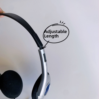 Vadu ausu uz galvu ar mikrofonu, 3.5 mm spraudnis, 1.2 m kabelis, frekvenču diapazons 20 Hz–20 kHz, svars 121 g