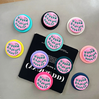 Suport pentru telefon mobil tip Lazy stand – universal, cu suport magnetic tip airbag, din plastic