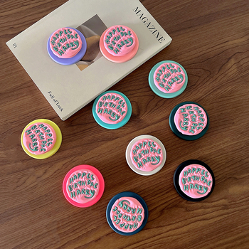 Suport pentru telefon mobil tip Lazy stand – universal, cu suport magnetic tip airbag, din plastic