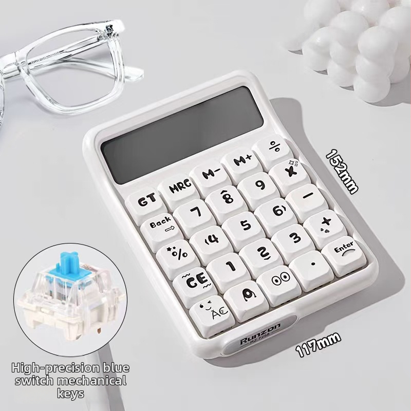 Аритметичен калкулатор за финанси и офис, модел 7258, ABS корпус, 12-цифрен дисплей, разделяеми механични клавиши