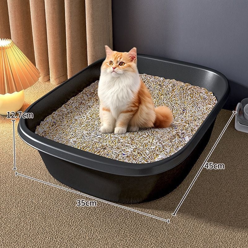 Πλήρως κλειστό κουτί άμμου γάτας με σχεδίαση-συρταριού και έλεγχο οσμών