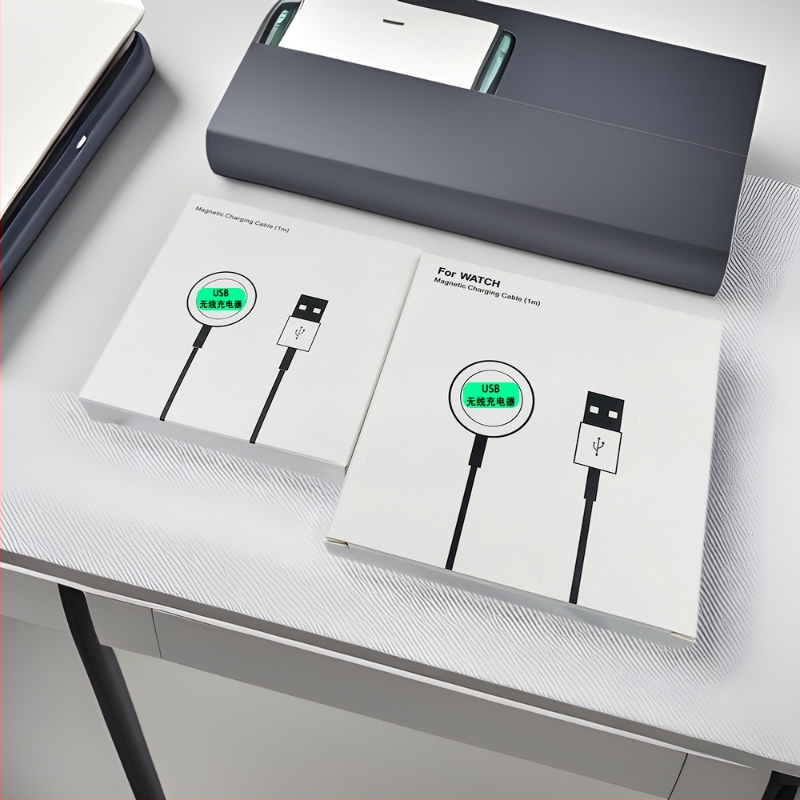 Type-C magnetlaadimise alus Apple Watch S1–S9 jaoks, PD protokoll, 2.5W väljund, USB-C liides, ABS korpus