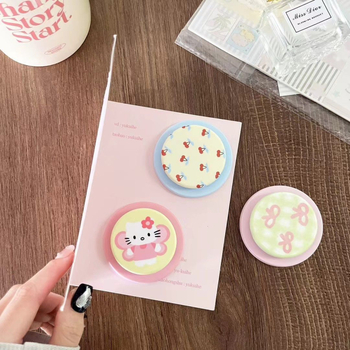 Stand pentru telefon, stil desen animat, din plastic, personalizabil