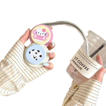 Stand pentru telefon, stil desen animat, din plastic, personalizabil