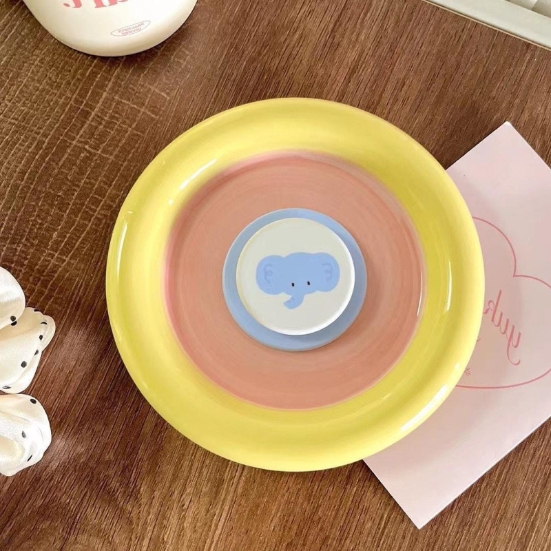 Stand pentru telefon, stil desen animat, din plastic, personalizabil