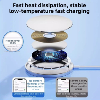 Taowantong PD35W Magneetiline juhtmevaba laadija Apple'i jaoks – magnetlaadimine, QC protokoll, otselaadimine