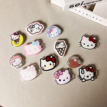 Suport lent pentru telefon — plastic, stil desen animat, model universal, personalizare disponibilă