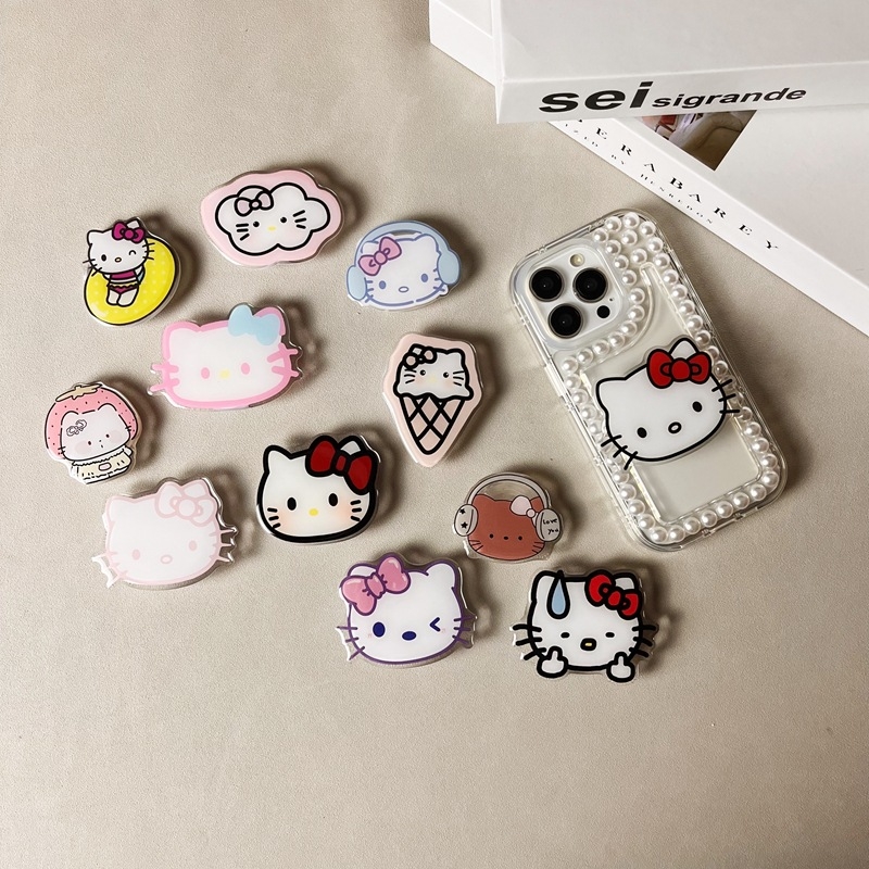 Suport lent pentru telefon — plastic, stil desen animat, model universal, personalizare disponibilă