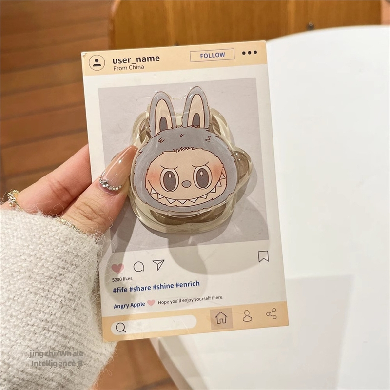 Magnetický stojan na telefón z akrylu v karikatúrnom štýle