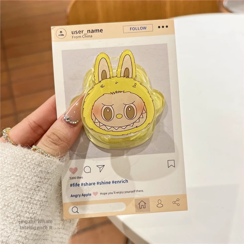 Magnetický stojan na telefón z akrylu v karikatúrnom štýle