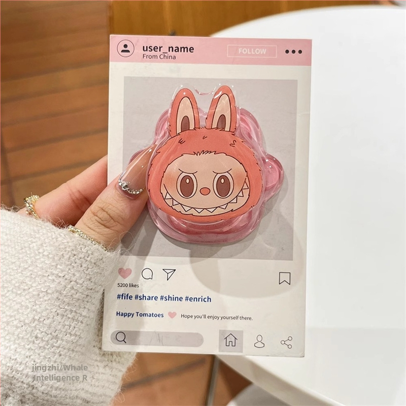 Magnetický stojan na telefón z akrylu v karikatúrnom štýle