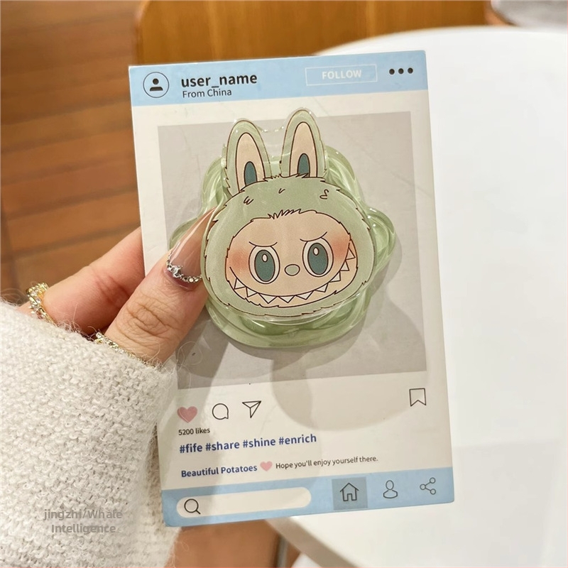 Magnetický stojan na telefón z akrylu v karikatúrnom štýle