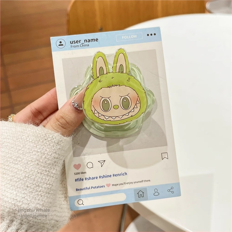 Magnetický stojan na telefón z akrylu v karikatúrnom štýle