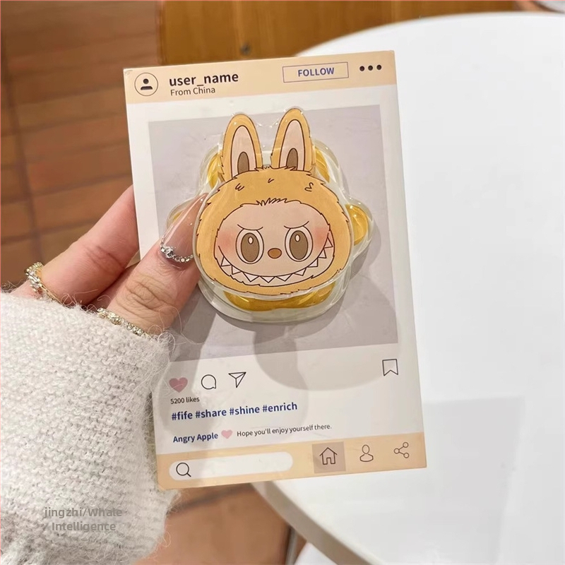 Magnetický stojan na telefón z akrylu v karikatúrnom štýle