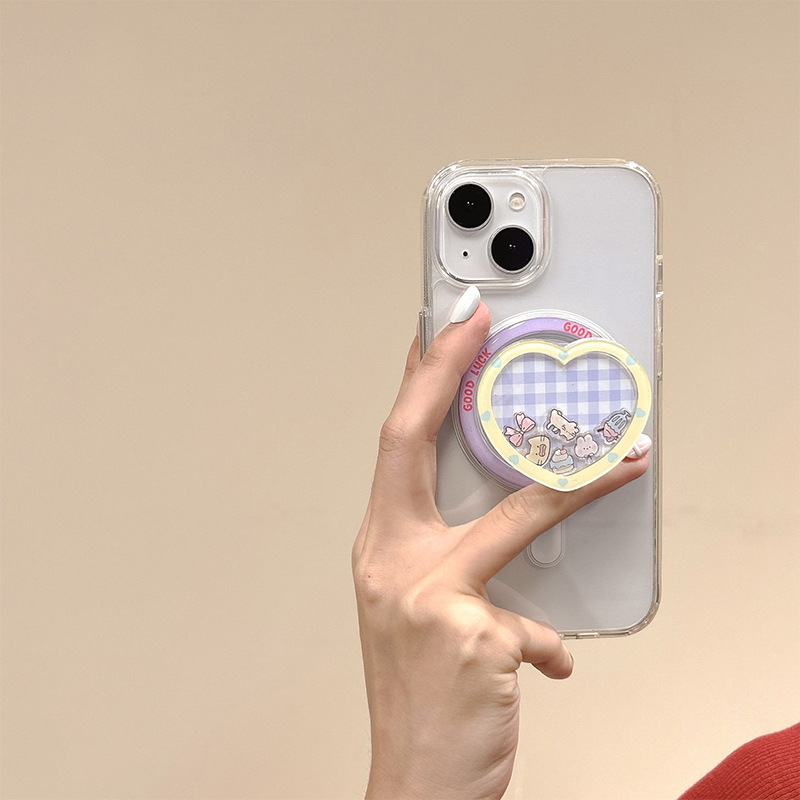 Stolni držač za telefon s magnetskim privlačenjem, crtana KT mačka, korejski INS stil, plastični materijal