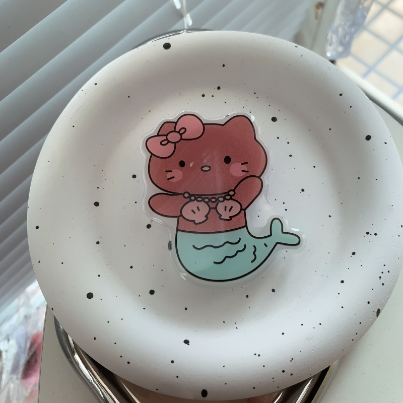 Suport de birou pentru telefon Hello Kitty, din plastic, stil desen animat, compatibil cu toate telefoanele