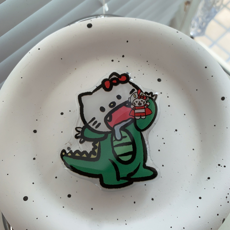 Suport de birou pentru telefon Hello Kitty, din plastic, stil desen animat, compatibil cu toate telefoanele