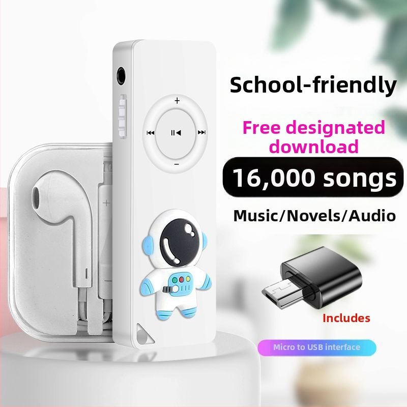 Kaasaskantav Walkmani stiilis MP3/MP4 muusikapleier – õpilastele