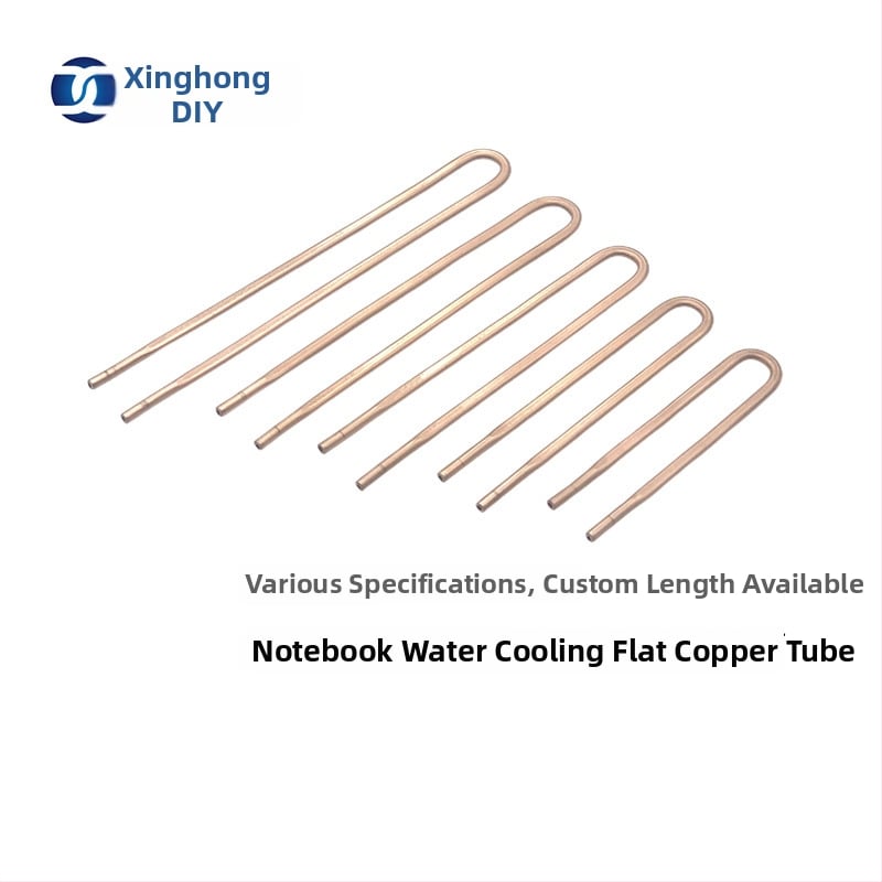 XHDIY лаптоп радиатор с плоска медна тръба за водно охлаждане