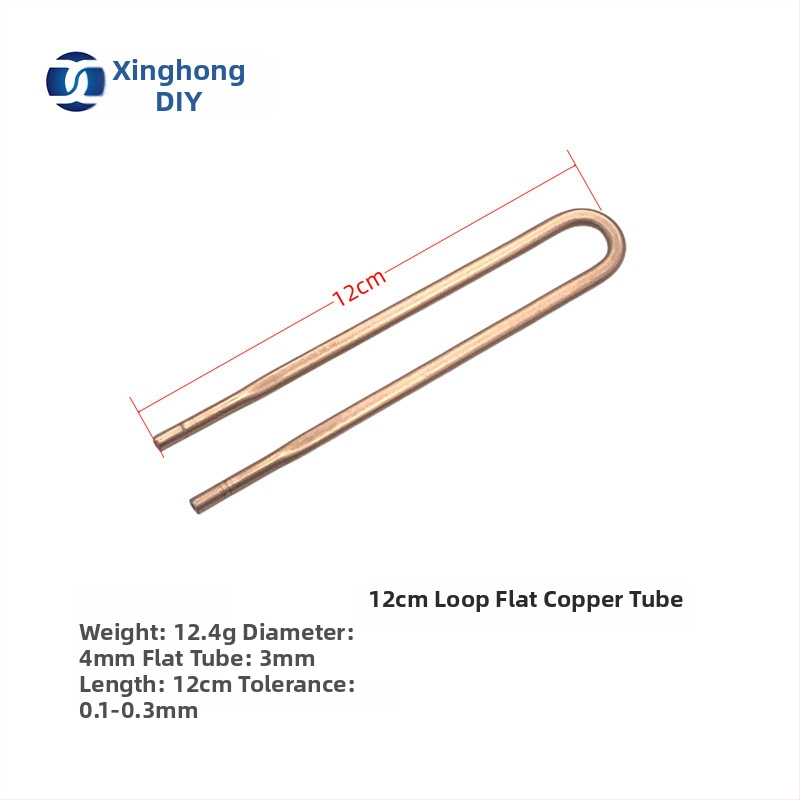 XHDIY лаптоп радиатор с плоска медна тръба за водно охлаждане