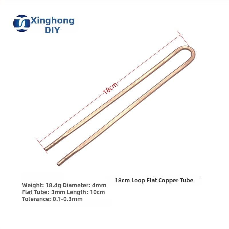 XHDIY лаптоп радиатор с плоска медна тръба за водно охлаждане