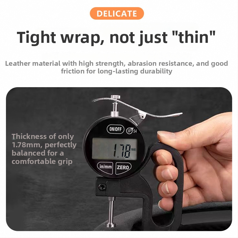 Geshuo husă de volan din piele, pentru toate sezoanele, potrivire universală