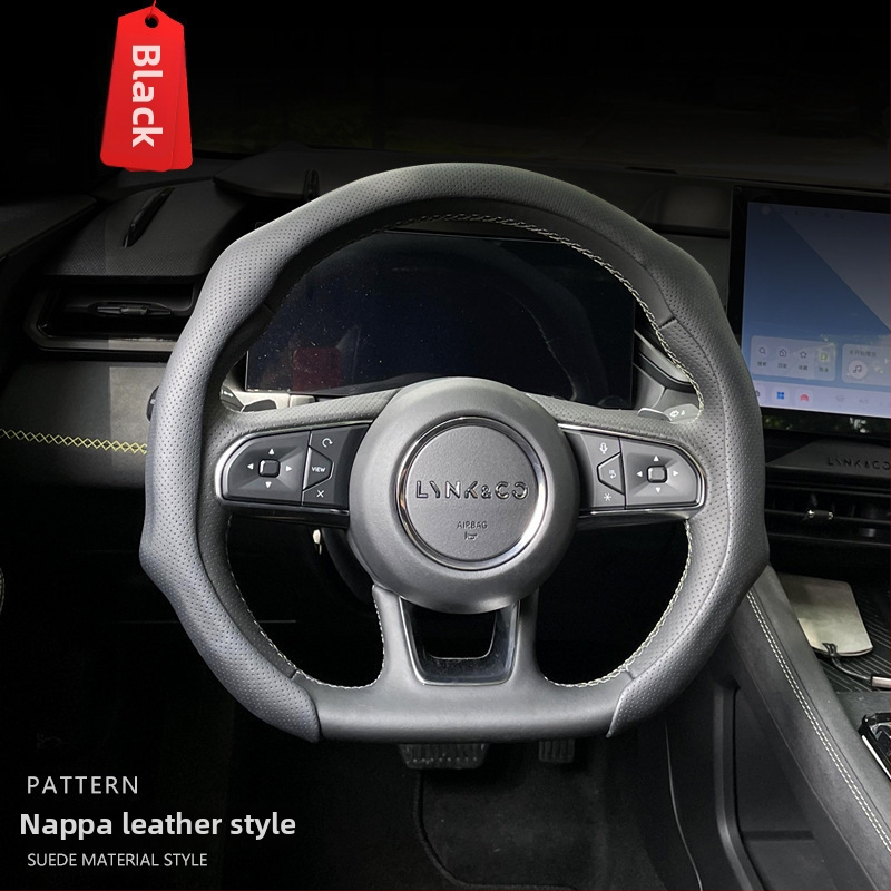 Geshuo husă de volan din piele, pentru toate sezoanele, potrivire universală