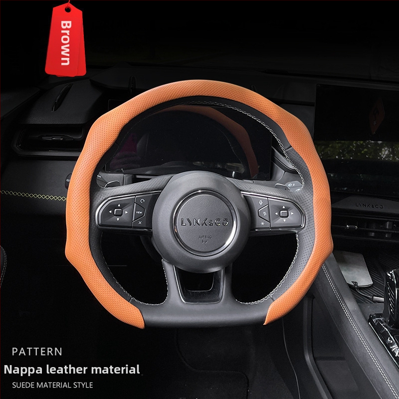 Geshuo husă de volan din piele, pentru toate sezoanele, potrivire universală