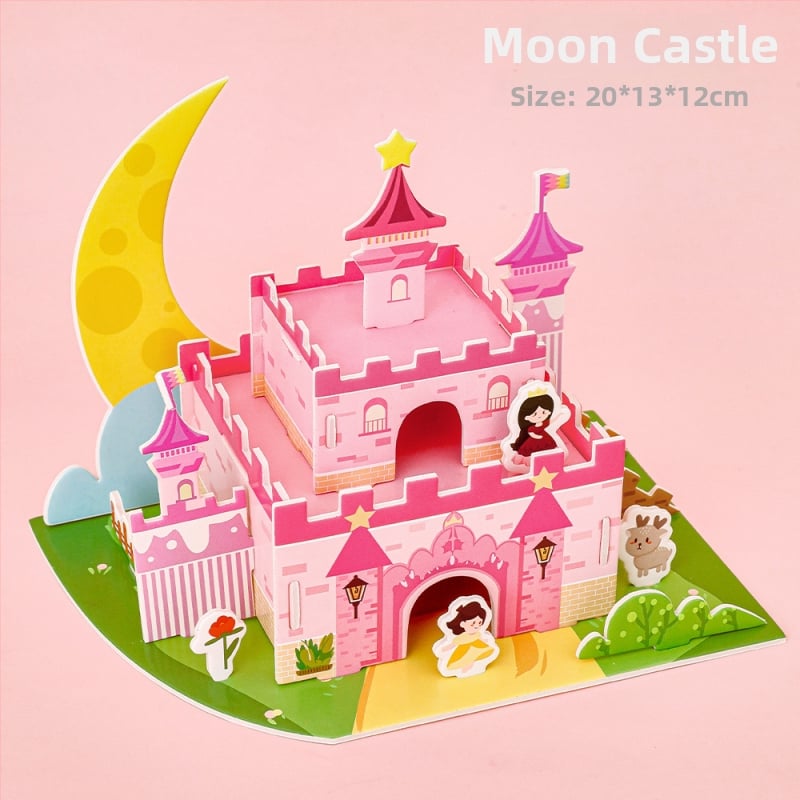 Αφρώδης 3D παζλ κάρτα για παιδιά 4–6 ετών, DIY εκπαιδευτικό παζλ με προσαρμογή λογοτύπου