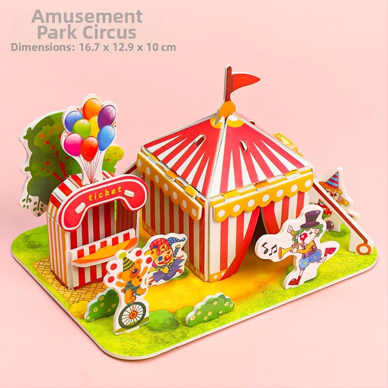 Αφρώδης 3D παζλ κάρτα για παιδιά 4–6 ετών, DIY εκπαιδευτικό παζλ με προσαρμογή λογοτύπου