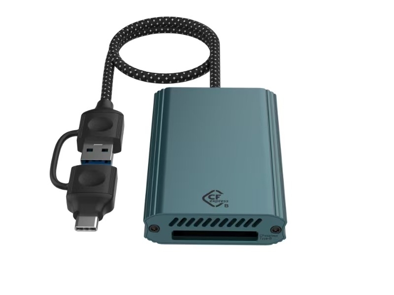 Cititor CFexpress Type-A pentru carduri USB 3.2, 10Gbps, Suportă CF/SD/TF/MicroSD, Carcasă din aliaj de aluminiu