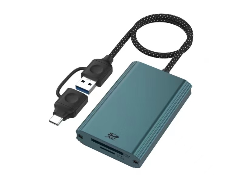 Cititor CFexpress Type-A pentru carduri USB 3.2, 10Gbps, Suportă CF/SD/TF/MicroSD, Carcasă din aliaj de aluminiu