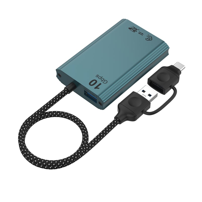 Cititor CFexpress Type-A pentru carduri USB 3.2, 10Gbps, Suportă CF/SD/TF/MicroSD, Carcasă din aliaj de aluminiu
