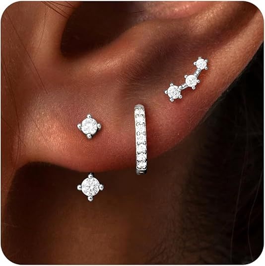 Cercei din cupru placat cu aur, design geometric, știfturi din oțel, finisaj electroplakat — stil casual, pentru femei