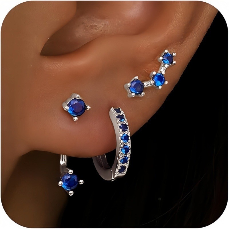 Cercei din cupru placat cu aur, design geometric, știfturi din oțel, finisaj electroplakat — stil casual, pentru femei