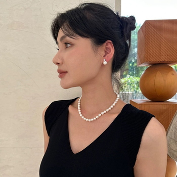 Cercei din cupru, placare electrolitică, știfturi din oțel inoxidabil, stil All-Match, pentru femei