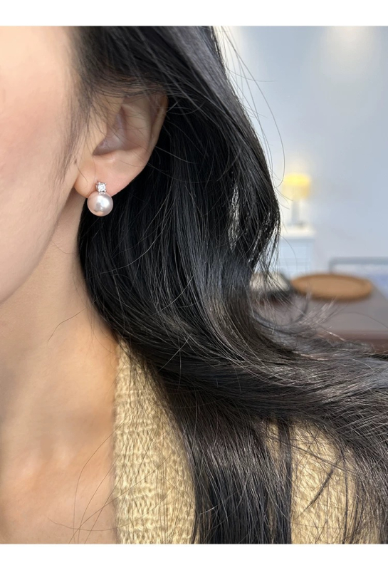 Cercei din cupru, placare electrolitică, știfturi din oțel inoxidabil, stil All-Match, pentru femei