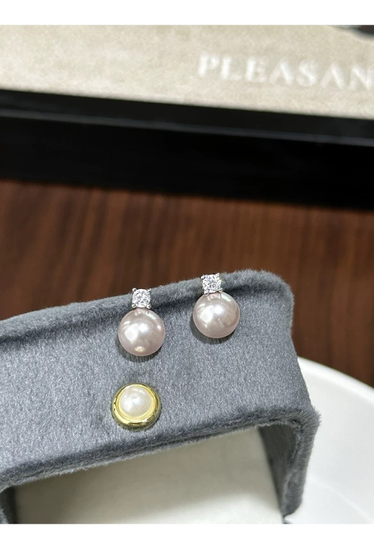 Cercei din cupru, placare electrolitică, știfturi din oțel inoxidabil, stil All-Match, pentru femei