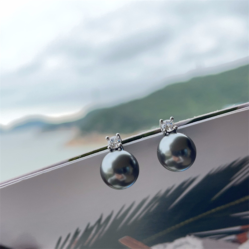 Cercei din cupru, placare electrolitică, știfturi din oțel inoxidabil, stil All-Match, pentru femei