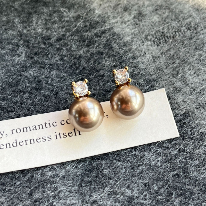 Cercei din cupru, placare electrolitică, știfturi din oțel inoxidabil, stil All-Match, pentru femei