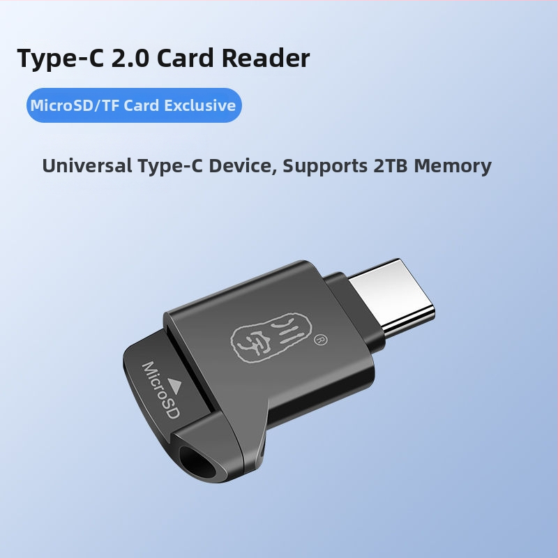 OTG kaardilugeja USB 3.0 kiire, Type-C ja USB 2.0 liidesed, TF-kaardi tugi
