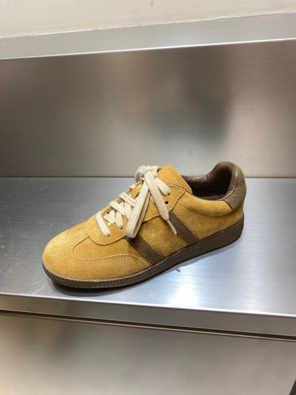 Desun moteriški sportiniai bateliai Korejos stiliumi, viršutinė oda, apvali nosis, žemas kulnas 1–3 cm, guma padas