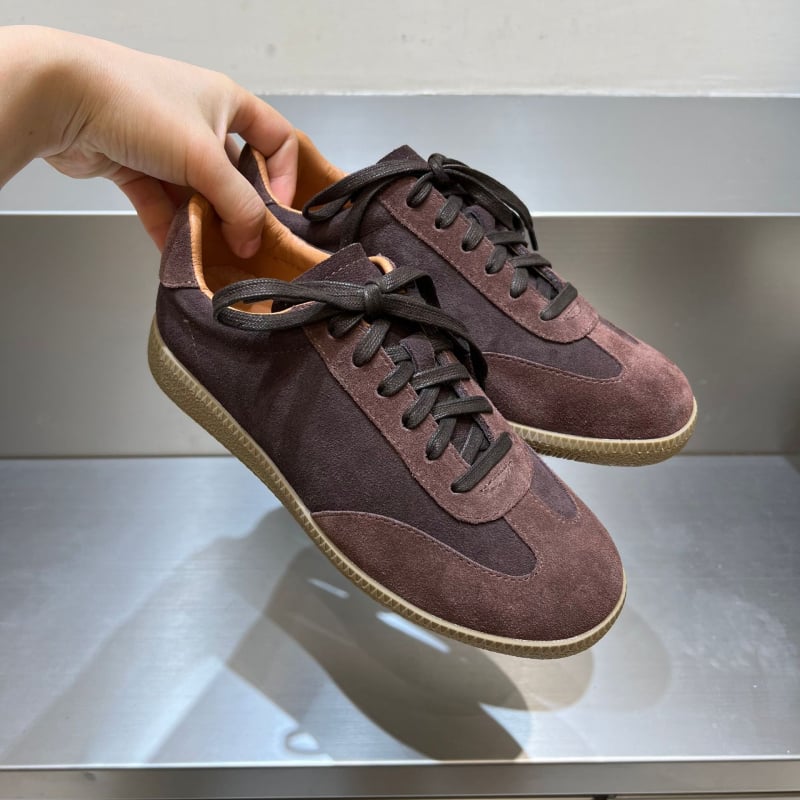 Desun moteriški sportiniai bateliai Korejos stiliumi, viršutinė oda, apvali nosis, žemas kulnas 1–3 cm, guma padas