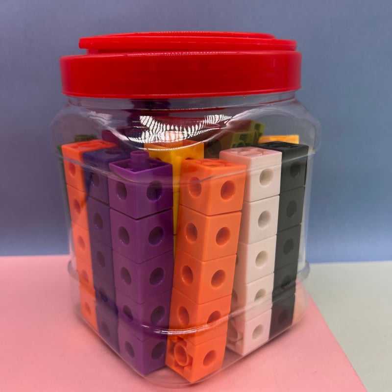 Naughty Boy ABS πλαστικά οικοδομικά μπλοκ για παιδιά 4–6 ετών, γνωστικά domino τύπου μπλοκ, 50–100 τεμάχια σε συσκευασία με δίχτυ