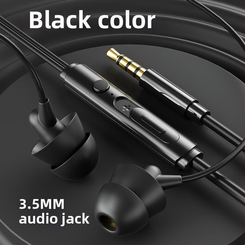 Xingpu Rui Y04 iekšējās auss vadu austiņas, inline spraudnis, vienkāršs stils