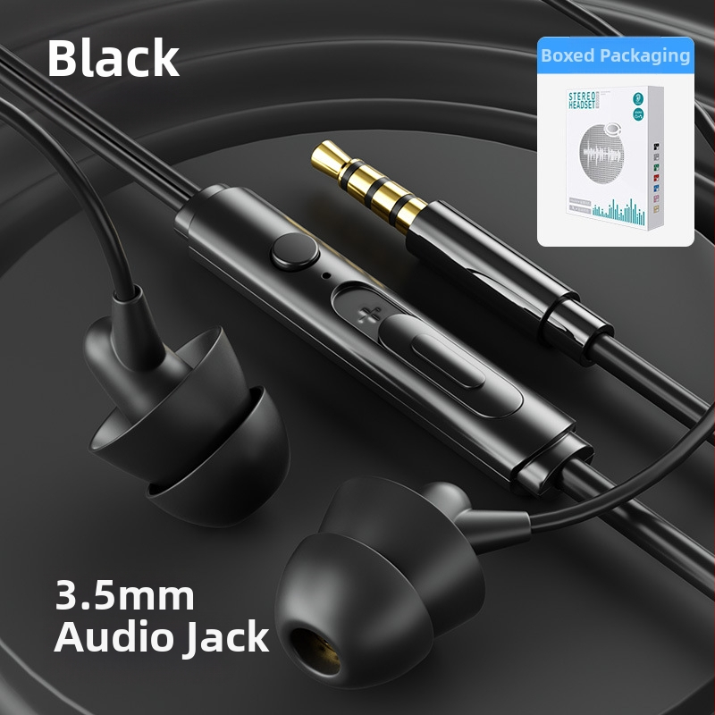 Xingpu Rui Y04 iekšējās auss vadu austiņas, inline spraudnis, vienkāršs stils