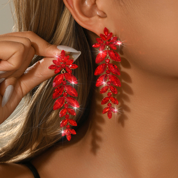 Обеци • Сплав • Капковидна форма • Електроплакиране • Jiaodili Jewelry